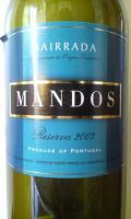 MANDOS BAIRRADA Reserva 2003