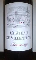 CHATEAU DE VILLENEUVE Reserve 2003 (half)