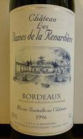 Chateau Les Dames de la Renardiere 1996