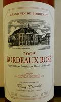 PIERRE DUMONTET BORDEAUX ROSE 2005