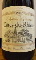 Chateau la France Cotes-du-Rhone 2005 (half)