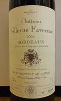 Chateau Bellevue Favereau 2003