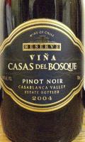 VINA CASAS DEL BOSQUE PINOT NOIR 2004