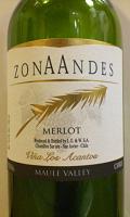 ZONNA ANDES MERLOT 2006