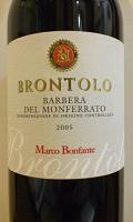 BRONTOLO BARBERA DEL MONFERRATO 2005 Marco Bonfante