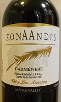 ZONAANDES CARMENERE 2006