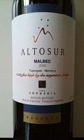 ALTOSUR MALBEC 2006