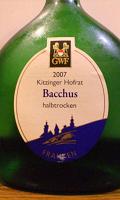 Kitzinger Hofrat Bacchus 2007 halbtrocken