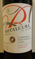 BOTALCURA EL DELIRIO RESERVA CABERNET SAUVIGNON 2005