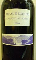 BEAUX LIEUS CABERNET SAUVIGNON 2006