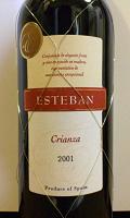 ESTEBAN Crianza 2001