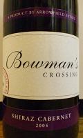 Bowman\'s CROSSING SHIRAZ CABERNET 2004