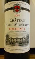 CHATEAU HAUT-MONTAUT 2007