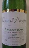 Cep d\'Angent BORDEAUX BLANC 2006