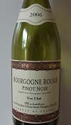 Cyrille Gardon BOURGOGNE ROUGE PINOT NOIR 2006