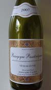 TETE DE CUVEE EDOUARD TALON Bourgogne Passetoutgrain 2007