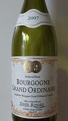 DAVID RENARD BOURGOGNE GRAND ORDINAIRE 2007